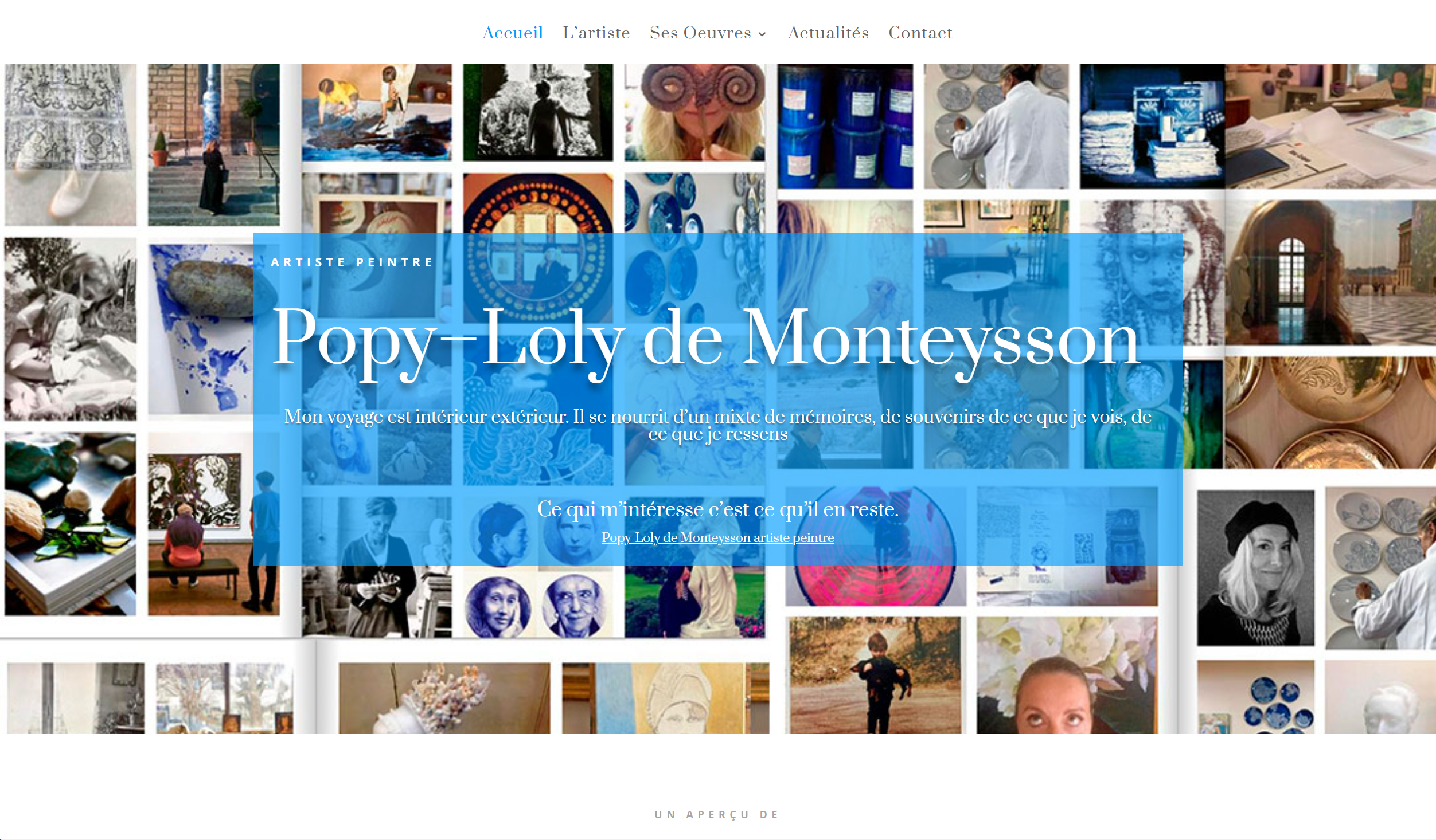 Aperçu du site Popy Loly Demonteysson